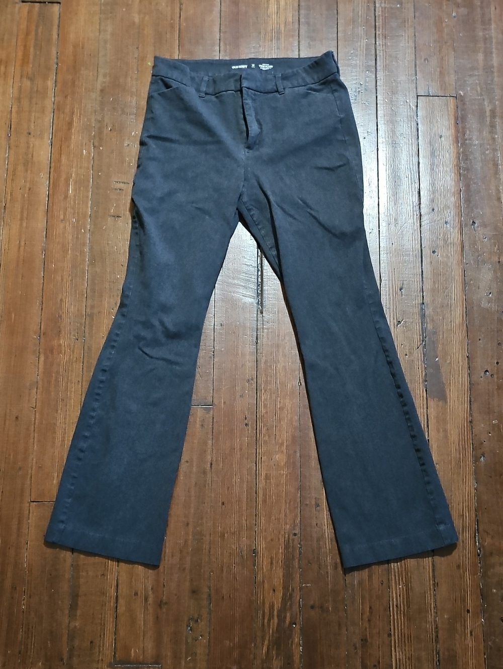 Old Navy Women's Dark Gray Flare Jeans